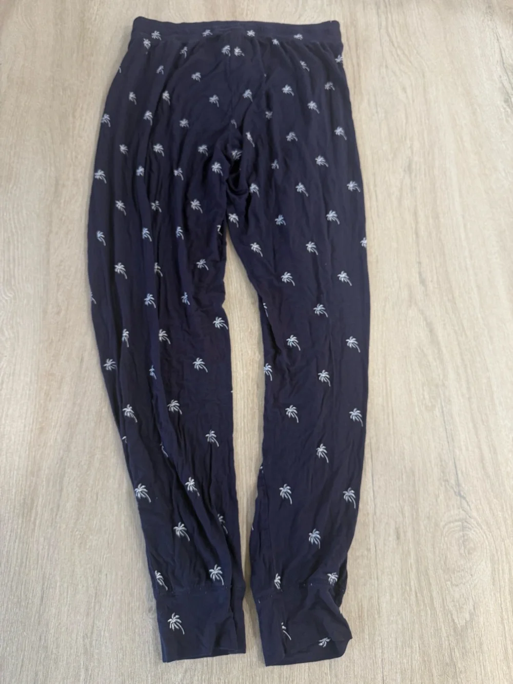 Gap Body Modal Palm Tree Jogger Lounge Pants Pajama Cool Navy Tropical Size S